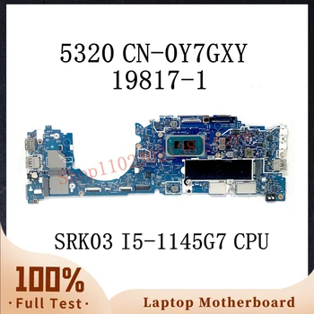 KN-0Y7GXY 0Y7GXY Y7GXY Ar SRK03 I5-1145G7 CPU Mainboard Dell Latitude 5320 Klēpjdators Mātesplatē 19817-1 16GB DDR4 100%Pārbaudīta