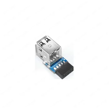 Galda Datora Mātesplatē iebūvēto USB2.0 Adapteris Šasijas Iebūvēts Pin 9-Pin