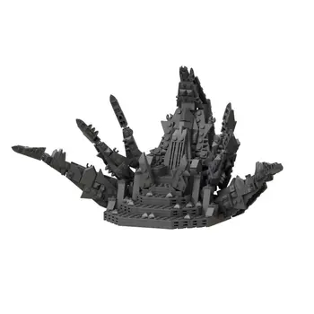 Melns Troņa Modelis no Filmu Veidošana, Rotaļlietas Uzstādīt 636 Gabalos Būvēt KM