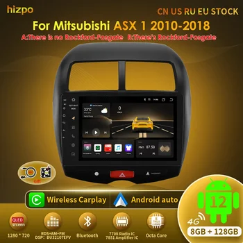 Hizpo Android Autoradio Par Mitsubishi ASX 1 2010 - 2018. gadam Viedā Automobiļa Sistēmas Video Atskaņotāji CarPlay Auto GPS Navigācijas 2din