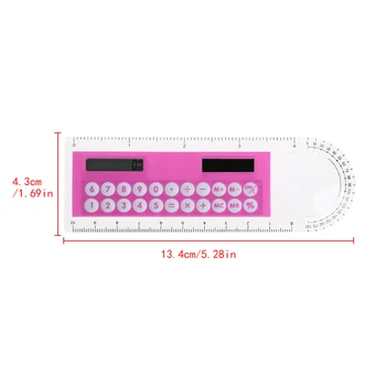 10cm Valdnieks Mini Ciparu Kalkulators 1 Bērns Kancelejas preces Skolai, Biroja Dāvanas