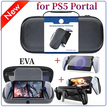 Soma PS5 Portāla Lieta Portatīvo EVA Ceļojumu Uzglabāšanas Soma Spēli Ekrāna Aizsargs, SONY PlayStation Portāls Gadījumā Konsoles Piederumu