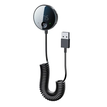 Auto ChargersFM Raidītājs Adapteri Bezvadu brīvroku AudiosReceiver MP3 Atskaņotājs