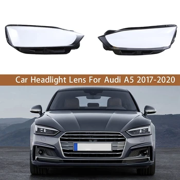 Auto Lukturu Objektīvs A5 2017-2020 Priekšā Galvas Gaismas Luktura Vāka Caurspīdīga Maska Shell Abažūrs Stikla