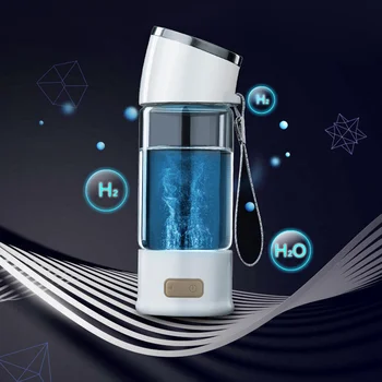 Augstas Kvalitātes 300Ml Eco-Friendly Nerūsējošā Tērauda, Stikla Sārma Ūdeņraža Mašīnu, Ūdens Pudele