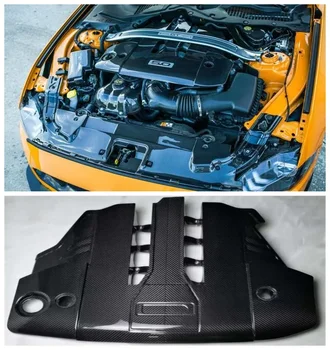 Ford Mustang 5.0 T 2018-2020 Augstas Kvalitātes Oglekļa Šķiedras Modificētu Kapuci Motora Pārsega Radiatora Vāciņu