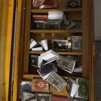 Rezidentiem Dāvanu Dīvains Miniatūras Plaukts Rotājumu Stresa Atslodzes Koka Bibliotēkā Unikālas Dāvanas Grāmatu Mīļotājiem Trauksme