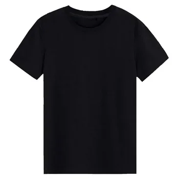 B8853 Slim T-Krekls Vīriešiem Vienkāršā Tee Standarta Tukšs T Krekls Melns Balts T-Veida, Top Jaunas