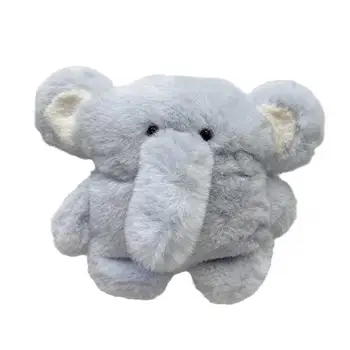 Gudrs Plīša Baby Elephant Austiņas Gadījumā AirPods Par Airpods 1 2 3 Pro 2 Bluetooth Bezvadu Uzlādes Lodziņā Karikatūra Segtu D9R4