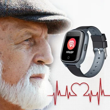 Smart 4G Video Zvanu Skatīties Vecu Vecā Vecāki sirdsdarbība, Asins Spiediena Monitoru, GPS Izsekot Atrodiet Kamera Android Tālrunis Smartwatch