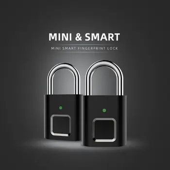 Smart Elektronisko pirkstu Nospiedumu Bloķēšanas Paroles piekaramo atslēgu, Cinka Sakausējuma Āra Ūdensizturīgs Sadzīves Anti-theft DoorLock