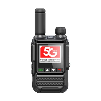 ūdensizturīgs walkie talkie IP67 GPS pozicionēšanas POC radio RĀCIJAS Radio 4G LTE Tīkla 4Gwalkie 1000km