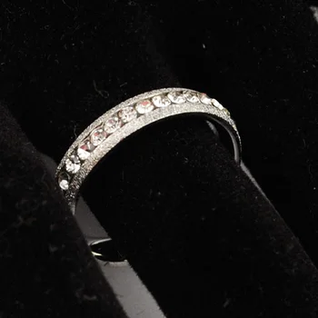 GOKADIMA klasiskā sieviešu gredzenu, kāzu 2019 līgavas nerūsējošā tērauda modes rotaslietas gredzeni, apaļas formas WR480