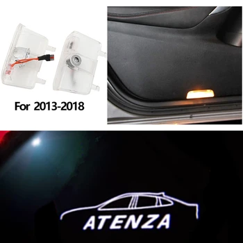 2gab Auto Piederumi LED Pieklājīgi Gaismas Projektors Garu Ēnu Laipni Lampas Mazda 6 GJ GL Atenza 2013 - 2015 2016 2017 2018