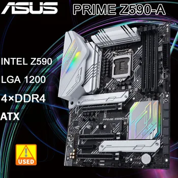 Z590 Mātesplati LGA 1200 Mātesplati Asus PRIME Z590-A DDR4 128GB Intel Z590 USB3.2 PCI-E 4.0 3×M. 2 ATX 11./10. gen Core