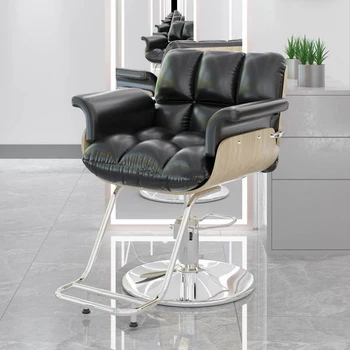 Sejas Skaistums Barber Krēsls Pedikīrs Grozāmos Vintage Darba Barber Krēsls Ergonomisks Metāla Silla Barberia Nagu Salonu Aprīkojums