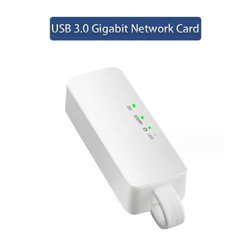 USB uz Gigabita Vadu Tīkla Ports, USB, Tīkla Karte Lan Kartes, Kabeļu Tīkla Interfeisa Pārveidotājs USB 3.0 Gigabit Ethernet Adapteris