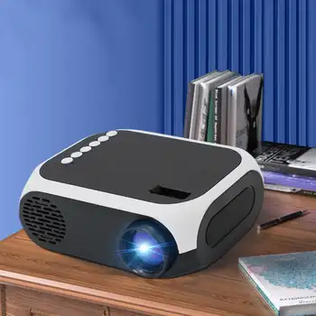 Mini Projektoru, Video Projektors HD 1080P Atbalsta Portatīvo Mājas Kinoteātri Viedo LED Projektors Saderīga ar HDMI, USB