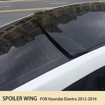 Auto Aizmugurējais Jumta Spoilers Spārnus Par Hyundai Elantra 2012 2013 2015 2016 ABS Plastmasas Top Logu Ārējie Piederumi Apdares