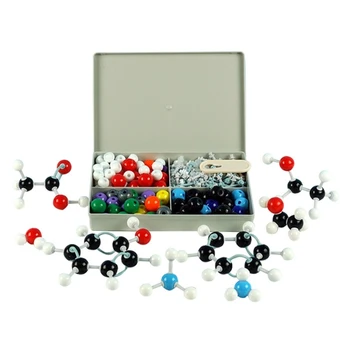 Organiskās Ķīmijas Zinātnes Atomu, Molekulu Modeļus, Krāsu Kodēta Atomiem par Kazlēnu, Dropship