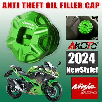 Motociklu Anti theft Eļļas filtra vāku Piederumi, Dzinēja Eļļas Spraudņa Vāks Kawasaki Ninja 400 250 EX400 EX250 Ninja400 2017-2024