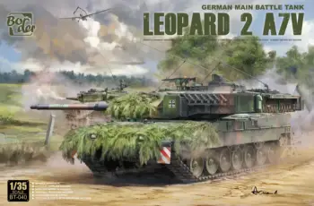 Robežu BT-040 1/35 Mērogā vācu Leopard 2A7V Galvenais Kaujas Tanks Modeļa Komplekts