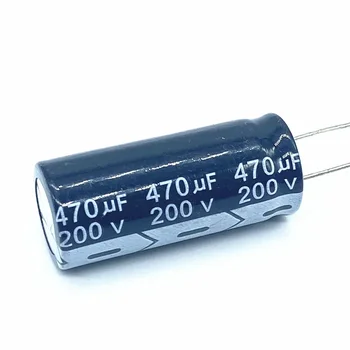 5gab/daudz 200v 470UF 200v 470UF alumīnija elektrolītisko kondensatoru izmērs 18*40 20%