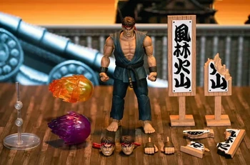 Sākotnējā JADA Street Fighter Attēls Hoshi Ryu Rīcības Attēls 6 collu Ļauno Ryu Rīcības Attēls Kolekcionējamu Rotaļlietu Dāvanu
